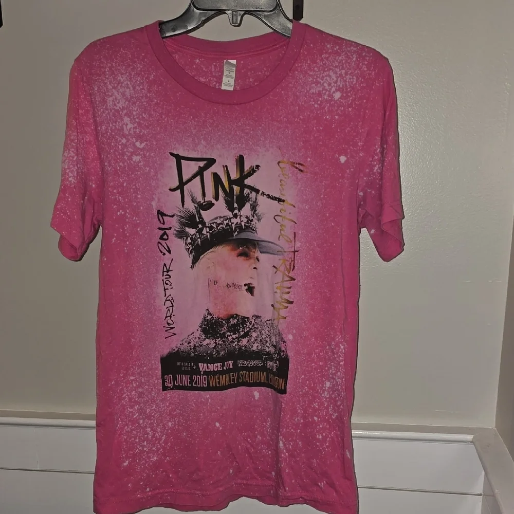 "Pink" bella canvas tee - Picture 1 of 5